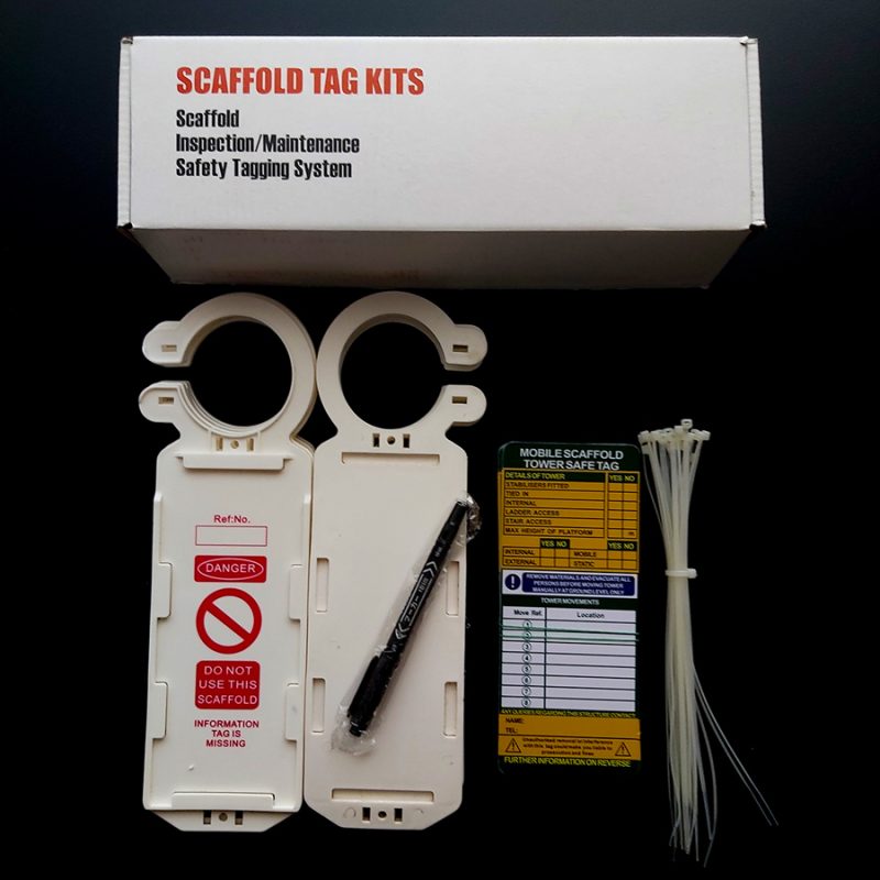 mobile scaffold inspection tag kit